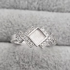 Square Art Ring