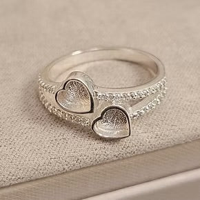 Double Heart Ring