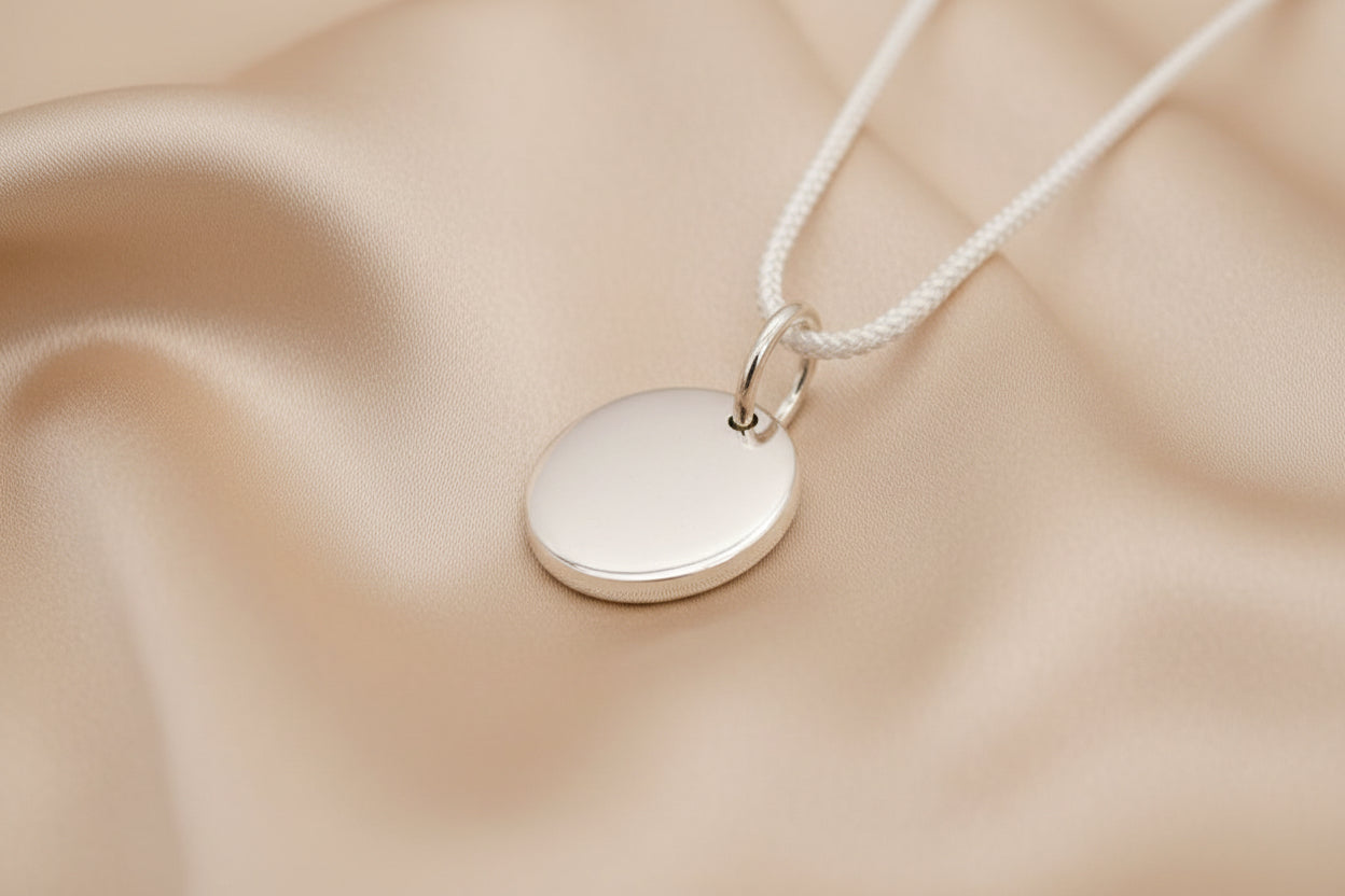 Paw Print Circle Pendant
