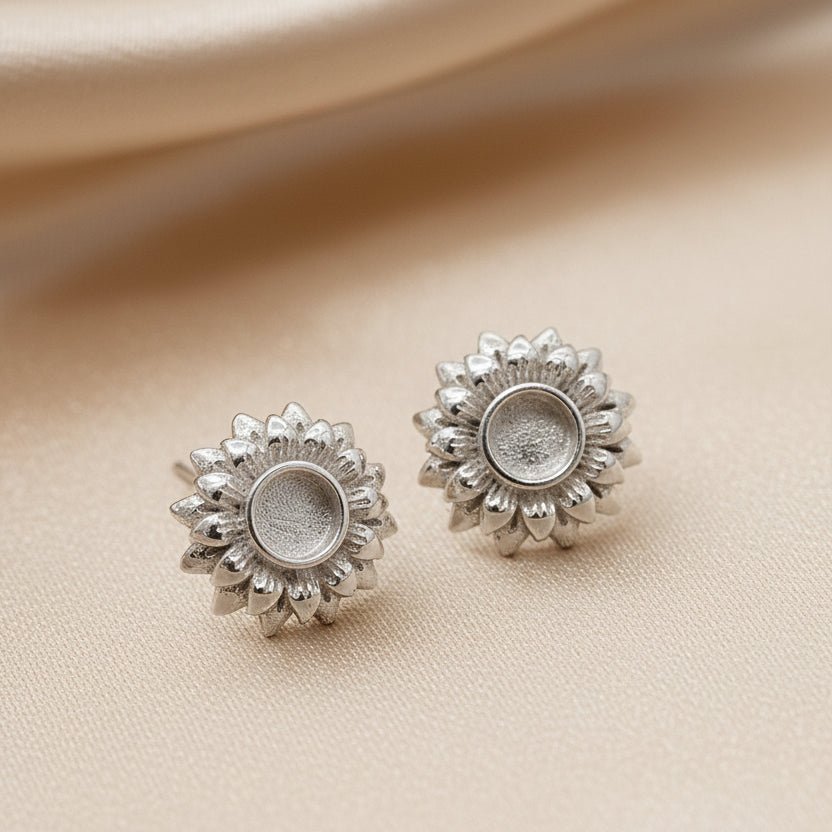 Forget Me Not - Flower Earrings