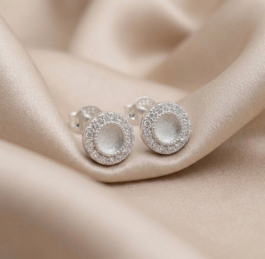 Halo Stud Earrings
