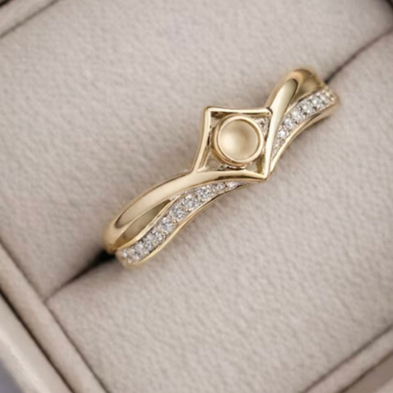 Inverted Wishbone Ring