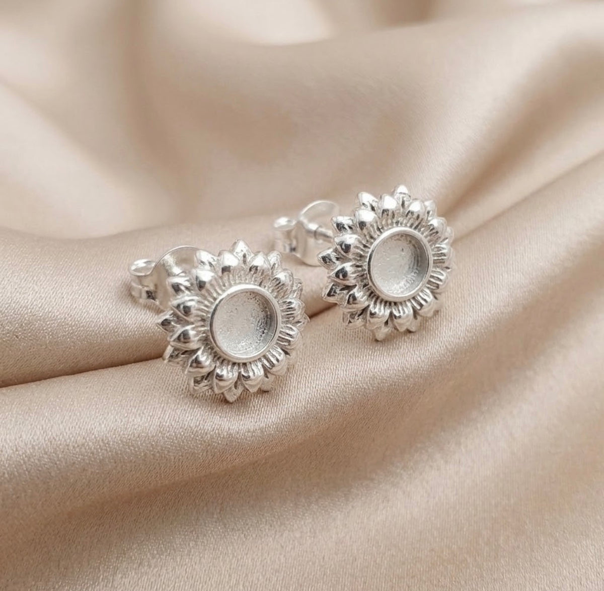 Sunflower Stud Earrings