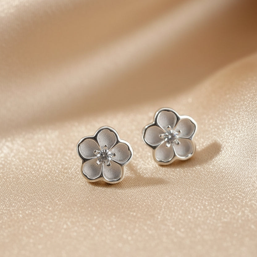 Forget Me Not - Flower Earrings