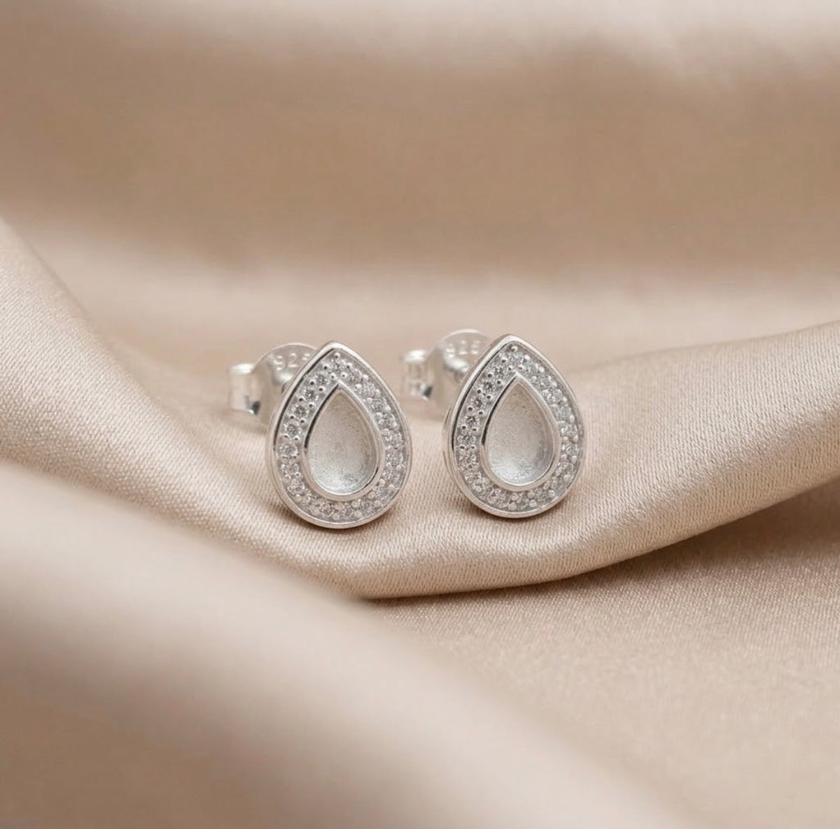 Halo Stud Earrings
