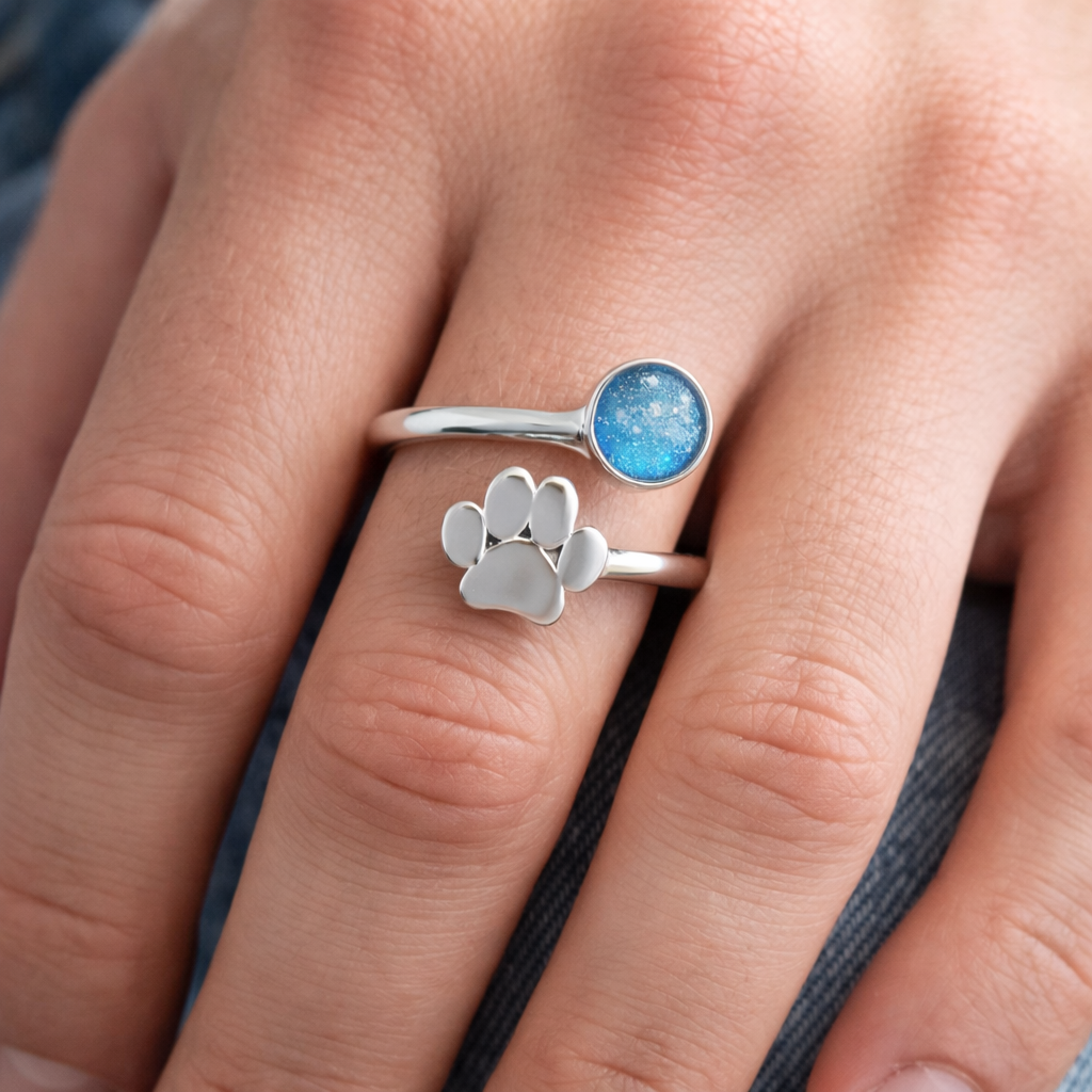 Eternal Paw Hugging Ring