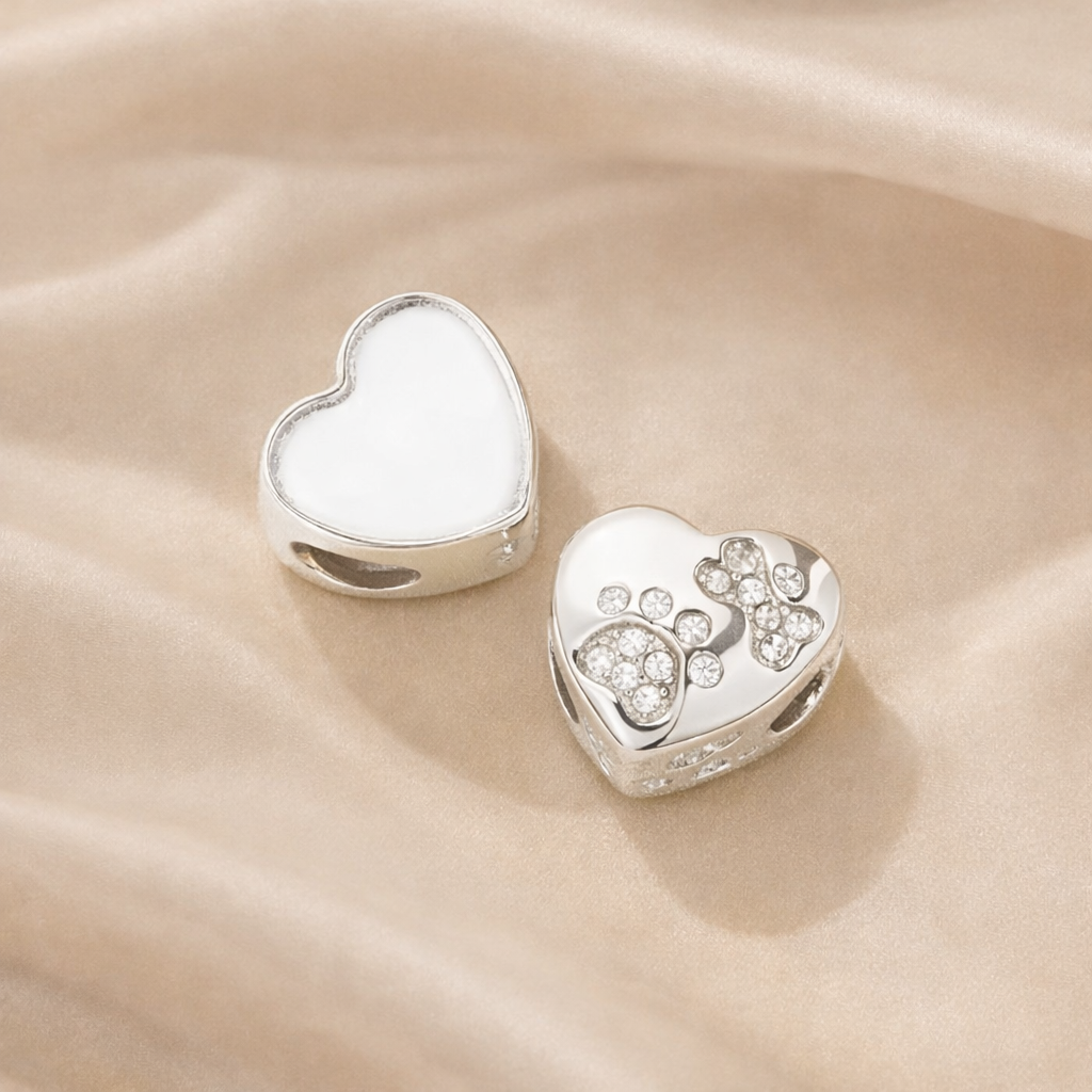 Paw and Bone Charm