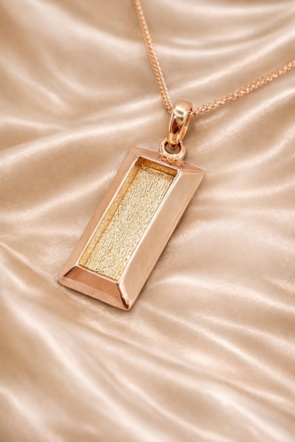 Chunky Rectangular Pendant