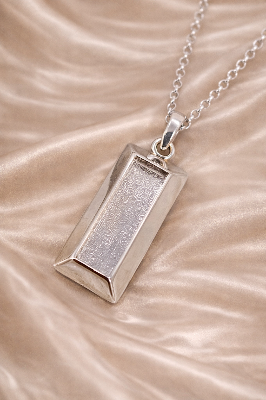Chunky Rectangular Pendant